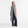 Sleeveless cardigan