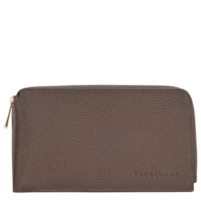 Taupe – Leather Le Foulonné Pouch
