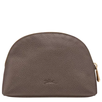 Taupe – Leather Le Foulonné Pouch