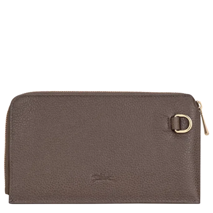 Taupe – Leather Le Foulonné Pouch