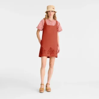 Tomato – Embroidered canvas Dress