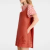 Tomato – Embroidered canvas Dress