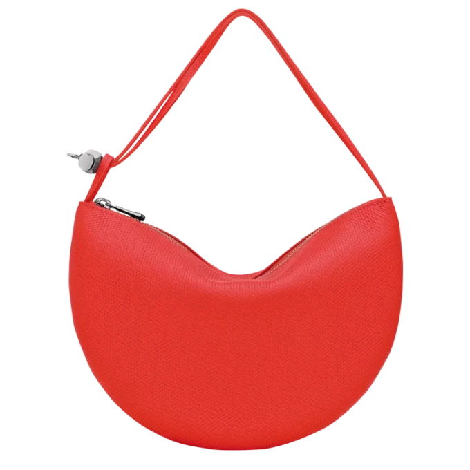 Vermilion – Leather Le Roseau Clutch