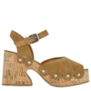 Walnut – Leather La Cigale Sandals