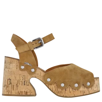Walnut – Leather La Cigale Sandals