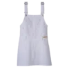 White – Embroidered gabardine Dress
