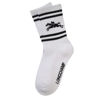 White – Knit Socks