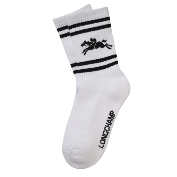 White – Knit Socks