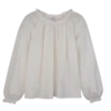 White – Poplin embroidered Blouse