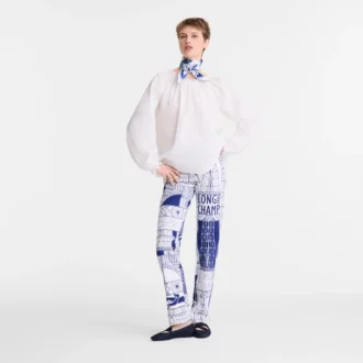White – Poplin embroidered Blouse