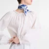 White – Poplin embroidered Blouse