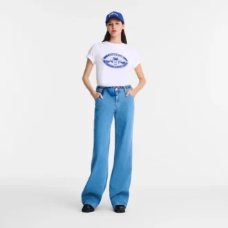 White – Printed jersey T-shirt